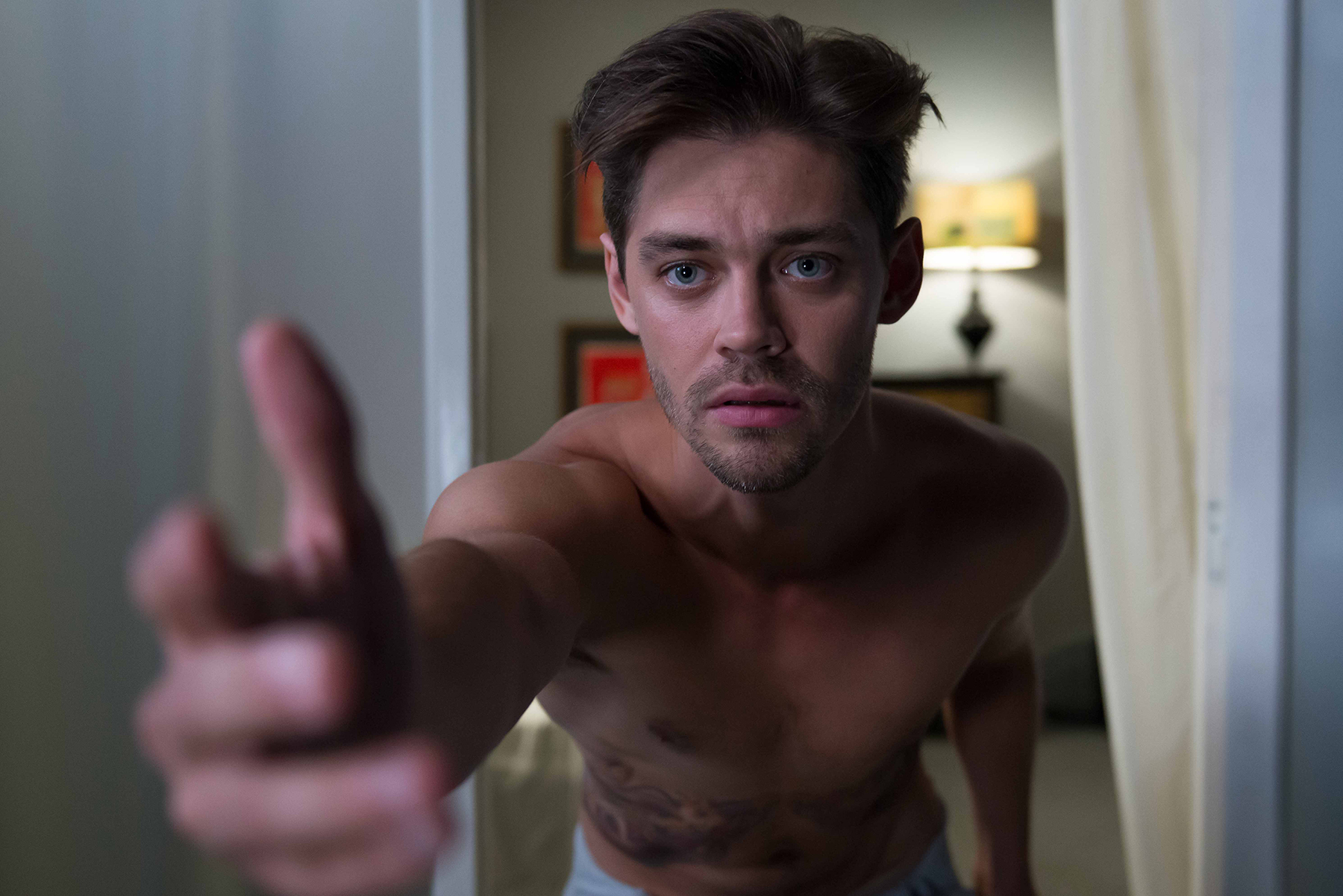 Tom payne shirtless